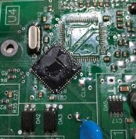 Ремонт Форсаж-301 - демонтирован неисправный микроконтроллер
